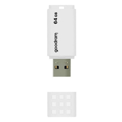 Флеш-накопичувач USB2.0 64GB Goodram UME2 White (UME2-0640W0R11)