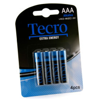 Батарейка Tecro Extra Energy Alkaline AAA/LR03 BL 4 шт Батарейка Tecro Extra Energy Alkaline AAA/LR03 BL 4 шт