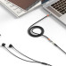 Кабель XO AUX 2х3.5 мм - USB Type-C (F/M), 1 м, Black (NB-R269B.black)