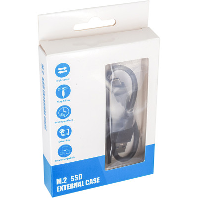Зовнішня кишеня PowerPlant для SSD M.2 SATA USB3.2 (HC380305) Зовнішня кишеня PowerPlant для SSD M.2 SATA USB3.2 (HC380305)