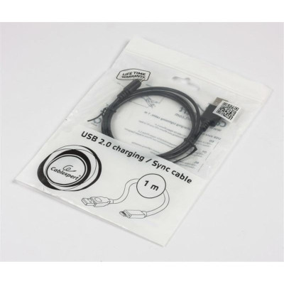 Кабель Cablexpert USB - Lightning (M/M), 1 м, Black (CC-USB2-AMLM-1M) Кабель Cablexpert USB - Lightning (M/M), 1 м, Black (CC-USB2-AMLM-1M)