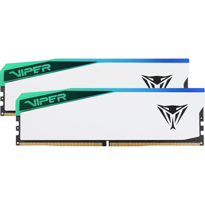 Модуль пам`яті DDR5 2x16GB/7000 Patriot Viper Elite 5 RGB (PVER532G70C38KW) Модуль пам`яті DDR5 2x16GB/7000 Patriot Viper Elite 5 RGB (PVER532G70C38KW)