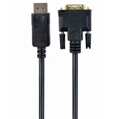Кабель Cablexpert DisplayPort - DVI (М/М), 1.8 м, чорний (CC-DPM-DVIM-6) Кабель Cablexpert DisplayPort - DVI (М/М), 1.8 м, чорний (CC-DPM-DVIM-6)