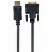Кабель Cablexpert DisplayPort - DVI (М/М), 1.8 м, чорний (CC-DPM-DVIM-6) Кабель Cablexpert DisplayPort - DVI (М/М), 1.8 м, чорний (CC-DPM-DVIM-6)