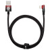 Кабель Baseus MVP 2 USB - Lightning (M/M), 2.4A, 1 м Black/Red (CAVP000020)