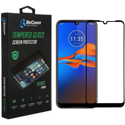 Захисне скло BeCover для Motorola Moto E6i Black (706654) Захисне скло BeCover для Motorola Moto E6i Black (706654)