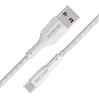 Кабель Promate xCord-AC USB - USB Type-C (M/M), 1 м, White (xcord-ac.white) Кабель Promate xCord-AC USB - USB Type-C (M/M), 1 м, White (xcord-ac.white)