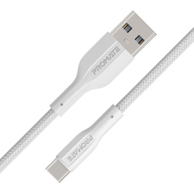 Кабель Promate xCord-AC USB - USB Type-C (M/M), 1 м, White (xcord-ac.white) Кабель Promate xCord-AC USB - USB Type-C (M/M), 1 м, White (xcord-ac.white)