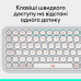 Клавиатура бездротова Logitech Pop Icon Keys Off White (920-013072)