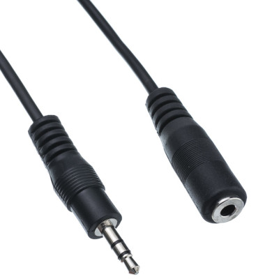 Кабель Piko 3.5 мм - 3.5 мм (M/F), 3 м, Black (1283126473920) Кабель Piko 3.5 мм - 3.5 мм (M/F), 3 м, Black (1283126473920)