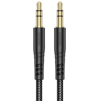 Аудіо-кабель Hoco UPA24 3.5 мм - 3.5 мм (M/M), 1 м, Black (UPA241B) Аудіо-кабель Hoco UPA24 3.5 мм - 3.5 мм (M/M), 1 м, Black (UPA241B)