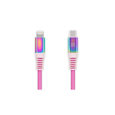 Кабель REAL-EL USB Type-C - Lightning (M/M), 1 м, Rainbow (EL123500054) Кабель REAL-EL USB Type-C - Lightning (M/M), 1 м, Rainbow (EL123500054)