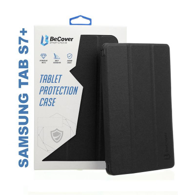 Чохол-книжка BeCover Smart для Samsung Galaxy Tab S7+ SM-T970/SM-T975 Black (705225) Чохол-книжка BeCover Smart для Samsung Galaxy Tab S7+ SM-T970/SM-T975 Black (705225)