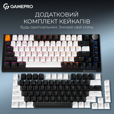 Клавіатура бездротова GamePro Asgard Valhalla MK160B Pro Black Клавіатура бездротова GamePro Asgard Valhalla MK160B Pro Black