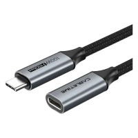 Кабель Cabletime USB Type-C - USB Type-C (M/F) PD 100W, 0.5 м, White (CU21E) Кабель Cabletime USB Type-C - USB Type-C (M/F) PD 100W, 0.5 м, White (CU21E)