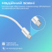 Кабель Promate USB Type-C - USB Type-C (M/M), 3A, 60W, 2 м, White (ecoline-cc200.white)