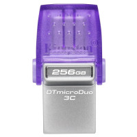 Флеш-накопичувач USB3.2 256GB Type-C Kingston DataTraveler microDuo 3C (DTDUO3CG3/256GB) Флеш-накопичувач USB3.2 256GB Type-C Kingston DataTraveler microDuo 3C (DTDUO3CG3/256GB)