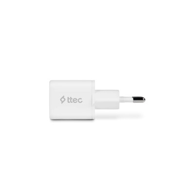 Мережевий зарядний пристрій Ttec SmartCharger USB-C /20Вт White (2SCP01B) Мережевий зарядний пристрій Ttec SmartCharger USB-C /20Вт White (2SCP01B)