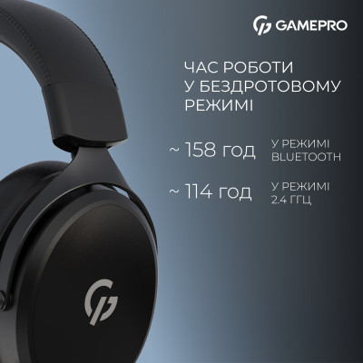 Гарнітура GamePro Asgard Skadi Black (HSW191B)