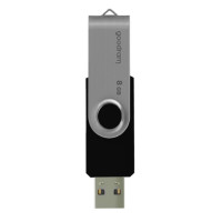 Флеш-накопичувач USB2.0 8GB Goodram UTS2 (Twister) Black (UTS2-0080K0R11) Флеш-накопичувач USB2.0 8GB Goodram UTS2 (Twister) Black (UTS2-0080K0R11)