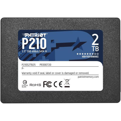 Накопичувач SSD 2TB Patriot P210 2.5 Накопичувач SSD 2TB Patriot P210 2.5