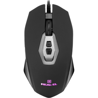 Миша REAL-EL RM-525 Black (EL123200029)