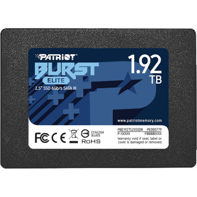 Накопичувач SSD 1.92TB Patriot Burst Elite 2.5 Накопичувач SSD 1.92TB Patriot Burst Elite 2.5