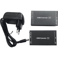 Подовжувач Atcom HDMI - RJ-45 (F/F), до 60 м, Black (14371) Подовжувач Atcom HDMI - RJ-45 (F/F), до 60 м, Black (14371)