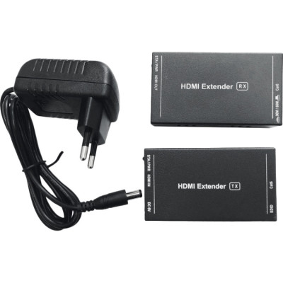 Подовжувач Atcom HDMI - RJ-45 (F/F), до 60 м, Black (14371) Подовжувач Atcom HDMI - RJ-45 (F/F), до 60 м, Black (14371)