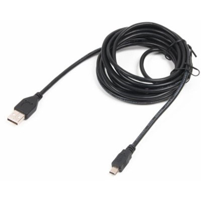 Кабель Cablexpert USB - mini-USB V 2.0 (M/M), 3 м, чорний (CCP-USB2-AM5P-10) Кабель Cablexpert USB - mini-USB V 2.0 (M/M), 3 м, чорний (CCP-USB2-AM5P-10)