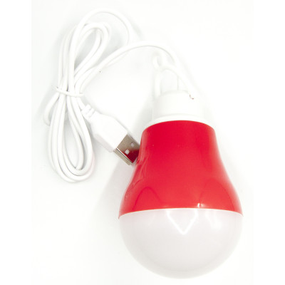 USB-світильник з LED-лампочкою Dengos, шнур ~1м, 5V, 5W, Red (LED-BULB-5V5W-RED) USB-світильник з LED-лампочкою Dengos, шнур ~1м, 5V, 5W, Red (LED-BULB-5V5W-RED)