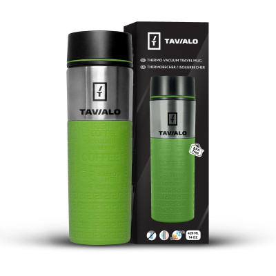 Термокухоль Tavialo 420мл Green (190420113) Термокухоль Tavialo 420мл Green (190420113)