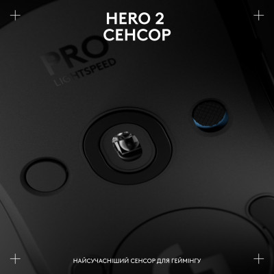 Миша бездротова Logitech G Pro 2 Lightspeed Black (910-007295) Миша бездротова Logitech G Pro 2 Lightspeed Black (910-007295)