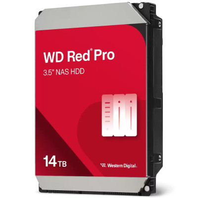 Накопичувач HDD SATA 14.0TB WD Red Pro NAS 7200rpm 512MB (WD142KFGX) Накопичувач HDD SATA 14.0TB WD Red Pro NAS 7200rpm 512MB (WD142KFGX)