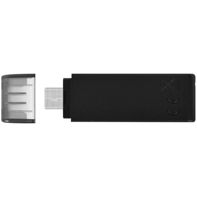 Флеш-накопичувач USB3.2 128GB Type-C Kingston DataTraveler 70 Black (DT70/128GB)