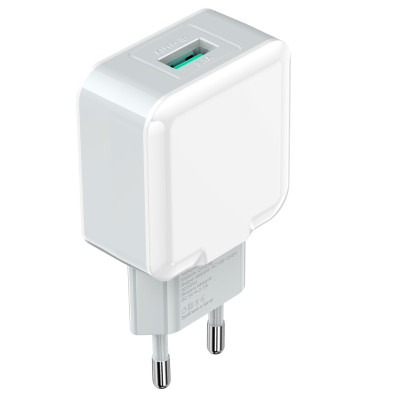 Мережевий зарядний пристрій Grand-X (1xUSB 2.1A) White (CH-03W) Мережевий зарядний пристрій Grand-X (1xUSB 2.1A) White (CH-03W)