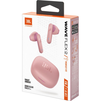 Bluetooth-гарнітура JBL Wave Flex 2 Pink (JBLWFLEX2PIK) Bluetooth-гарнітура JBL Wave Flex 2 Pink (JBLWFLEX2PIK)