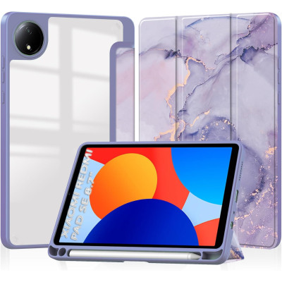 Чохол-книжка BeCover Soft Edge TPU для Xiaomi Redmi Pad SE 8.7 Purple Marble (712577) Чохол-книжка BeCover Soft Edge TPU для Xiaomi Redmi Pad SE 8.7 Purple Marble (712577)