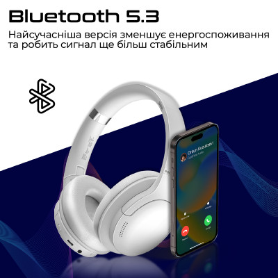 Bluetooth-гарнітура Promate LaBoca-Pro White Bluetooth-гарнітура Promate LaBoca-Pro White