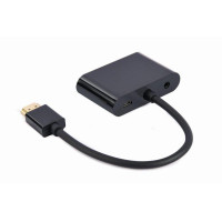 Адаптер Cablexpert HDMI - HDMI/VGA+Аудіо 3.5 мм, M/F, 0.15 м, чорний (A-HDMIM-HDMIFVGAF-01) коробка Адаптер Cablexpert HDMI - HDMI/VGA+Аудіо 3.5 мм, M/F, 0.15 м, чорний (A-HDMIM-HDMIFVGAF-01) коробка