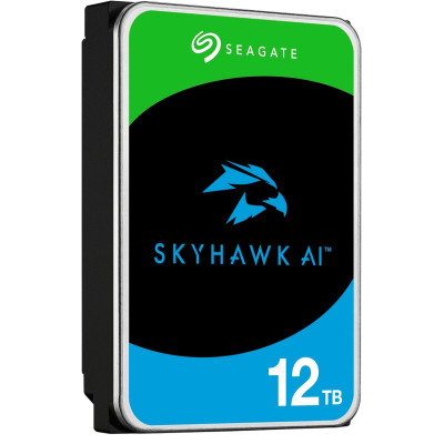 Накопичувач HDD SATA 12.0TB Seagate SkyHawk AI Surveillance 7200rpm 512MB (ST12000VE003) Накопичувач HDD SATA 12.0TB Seagate SkyHawk AI Surveillance 7200rpm 512MB (ST12000VE003)