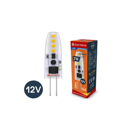 Лампа світлодіодна капсула Electrum 2W G4 4000K (A-LC-0908) Лампа світлодіодна капсула Electrum 2W G4 4000K (A-LC-0908)