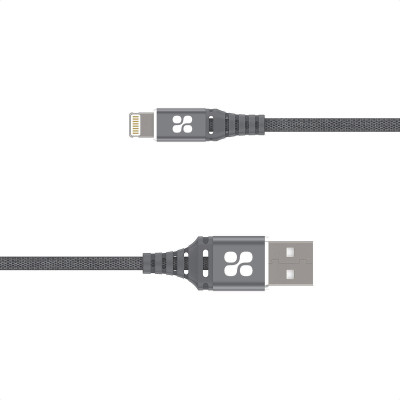 Кабель Promate NerveLink-i USB - Lightning (M/M), 2.4 A, 1.2 м, Grey Кабель Promate NerveLink-i USB - Lightning (M/M), 2.4 A, 1.2 м, Grey