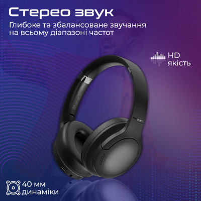 Bluetooth-гарнітура Promate LaBoca-Pro Black Bluetooth-гарнітура Promate LaBoca-Pro Black