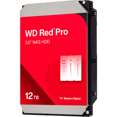 Накопичувач HDD SATA 12.0TB WD Red Pro NAS 7200rpm 512MB (WD122KFBX) Накопичувач HDD SATA 12.0TB WD Red Pro NAS 7200rpm 512MB (WD122KFBX)