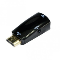 Адаптер Cablexpert HDMI - VGA V 1.4 (M/F), Black (A-HDMI-VGA-02) Адаптер Cablexpert HDMI - VGA V 1.4 (M/F), Black (A-HDMI-VGA-02)