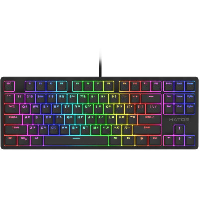 Клавіатура Hator Rockfall 2 Optica TKL Black (HTK-730) Клавіатура Hator Rockfall 2 Optica TKL Black (HTK-730)