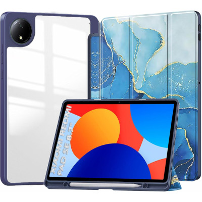 Чохол-книжка BeCover Soft Edge TPU для Xiaomi Redmi Pad SE 8.7 Blue Marble (712572)
