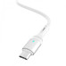 Кабель SkyDolphin S06V LED Smart Power USB - microUSB (M/M) 1 м, White (USB-000558)