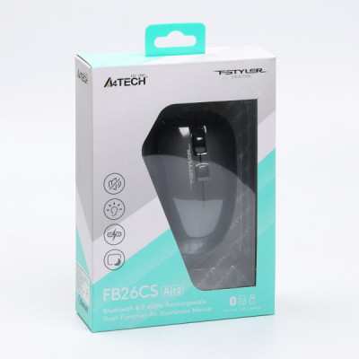 Миша бездротова A4Tech Fstyler FB26CS Air2 Smoky Grey Миша бездротова A4Tech Fstyler FB26CS Air2 Smoky Grey